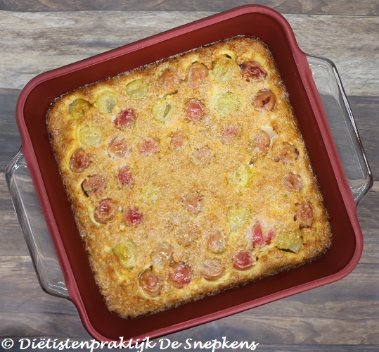 stekelbessenclafoutis