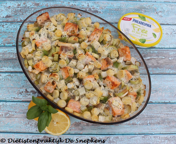 ovenschotel-zalm-prei-venkel-palmharten
